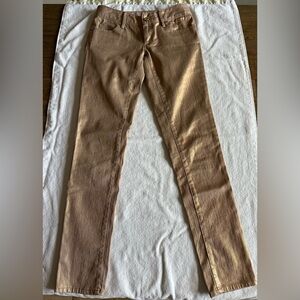Lilly Pulitzer Rose Gold Worth Skinny Jean - Size 00